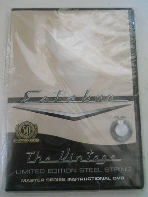 Esteban The Vintage Limited Ed. Vol #8 Steel String Master Series 50th Annv NIB