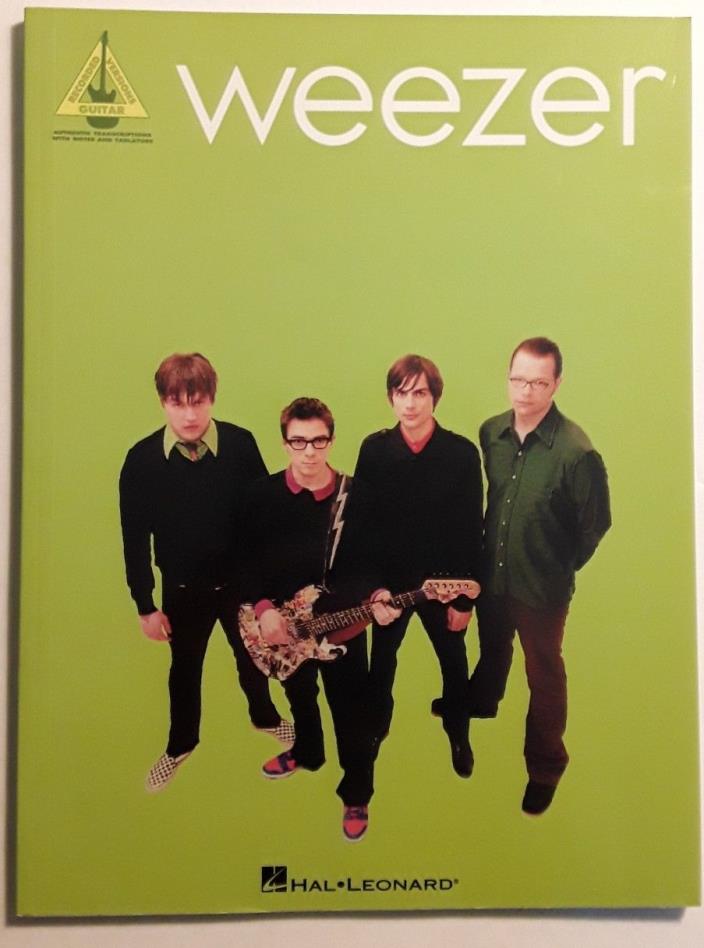 WEEZER  - GREEN BOOK - GUITAR, TABLATURE AND NOTATION  - HAL LEONARD PUBLICATION