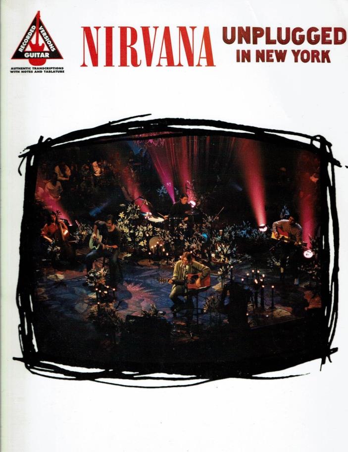 Nirvana Unplugged In New York Guitar Tab Tablature Song Book
