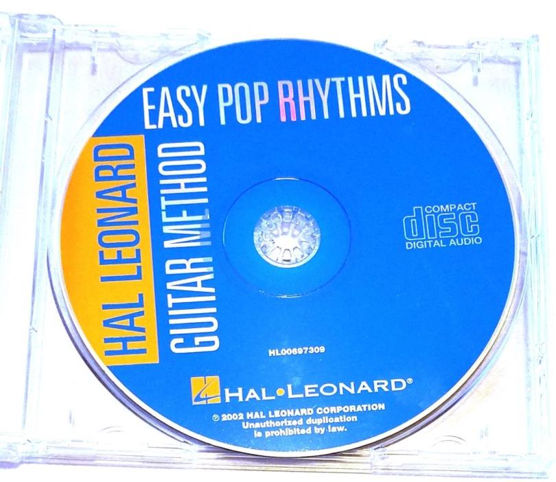 Hal Leonard Easy Pop Rhythms Guitar Method (cd only)