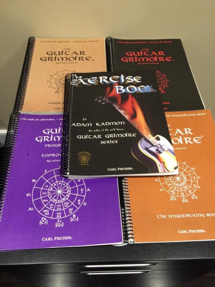 Guitar Grimiore Spiral Bound (Exercise-Fingerpicking-Chords-Progressions-Scales