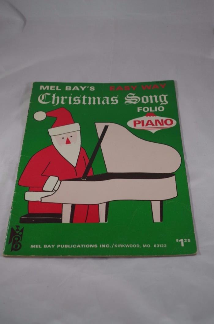 Piano Christmas Songbook Sheet Music - Mel Bay's Christmas Song Folio (Easy Way)