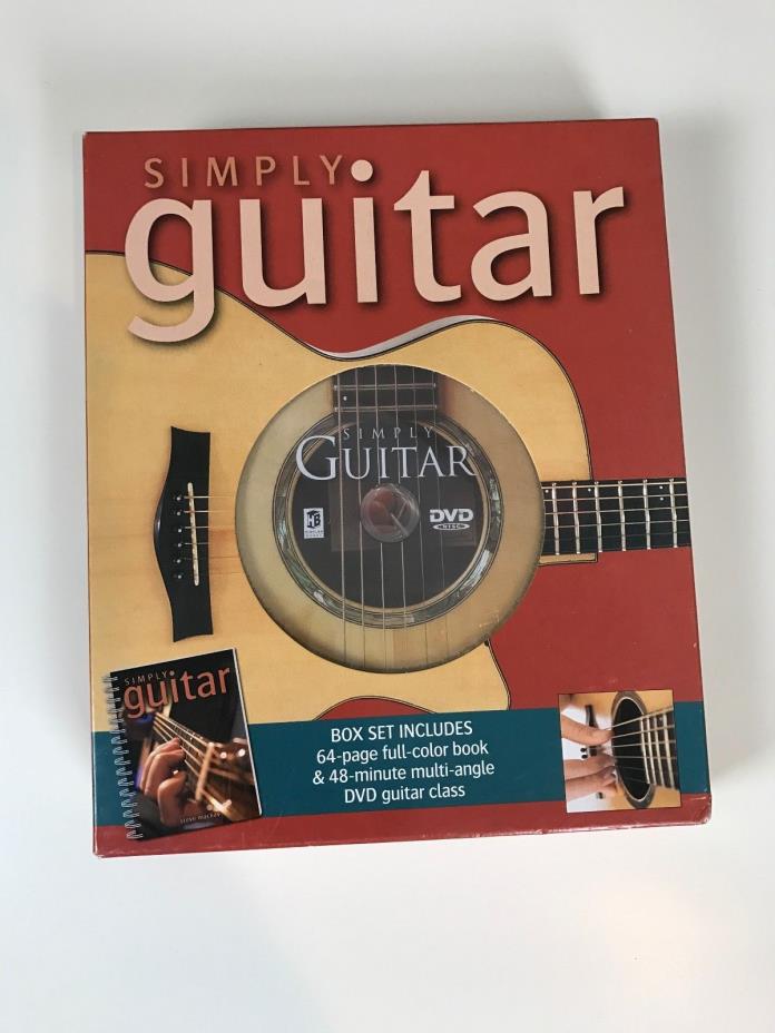 NEW IN BOX Simply Guitar Lessons Book and DVD Learn to Play the Guitar !