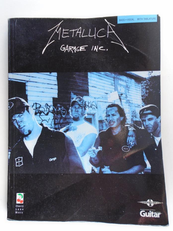 Metallica Garage Inc Songbook FOR BASS GUITAR