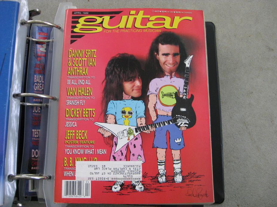 Guitar For The Practicing Musician. April 1989. Anthrax