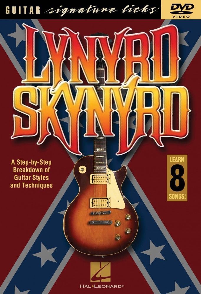 Lynyrd Skynyrd Signature Licks DVD Instructional Guitar - VERY GOOD