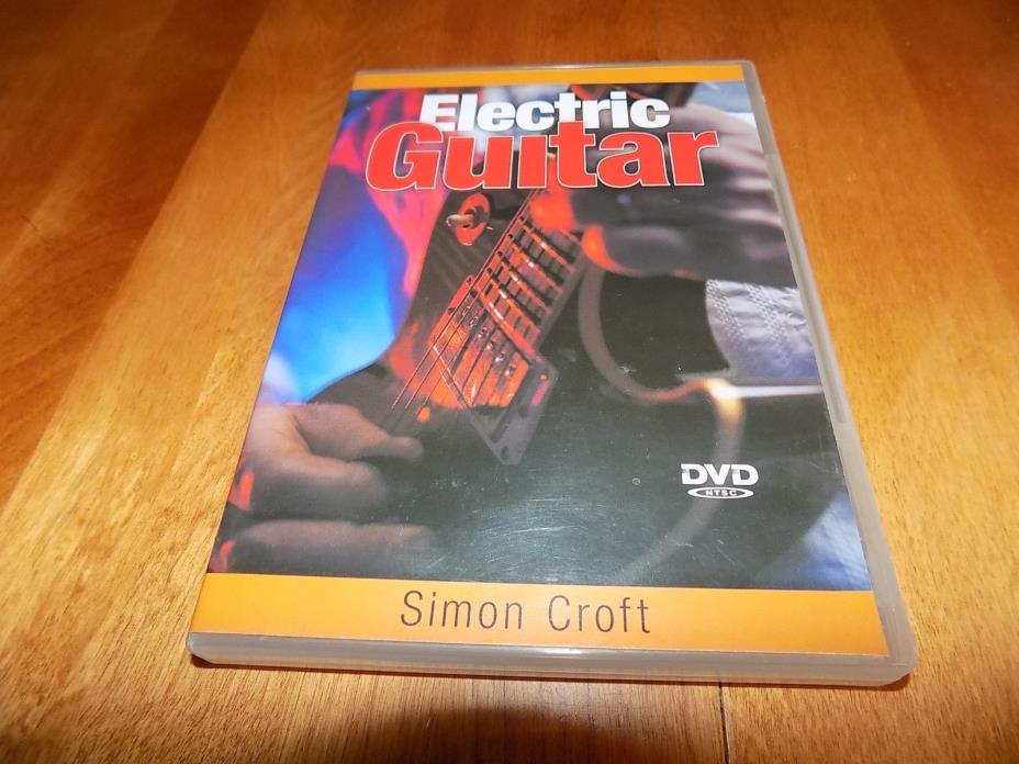 ELECTRIC GUITAR SIMON CROFT INSTRUCTIONAL Instruction Music Skills Learning DVD