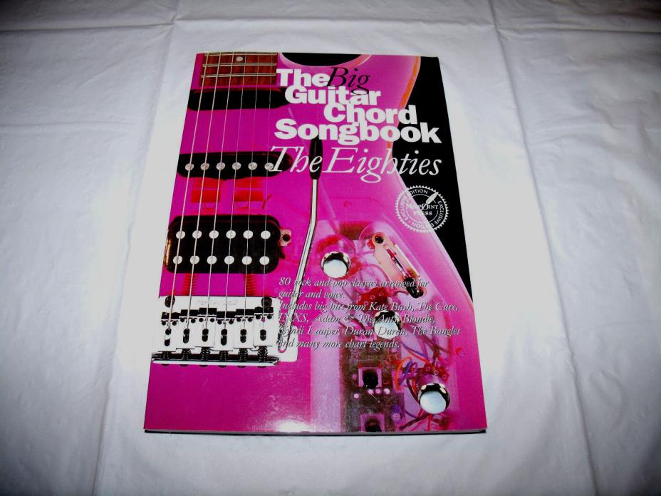 The Big Guitar Chord Songbook - The Eighties Sting Prince The Cure INXS 80 SONGS
