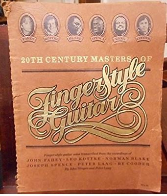 20th century masters of finger-style songbook GUITAR John Fahey Leo Kottke book