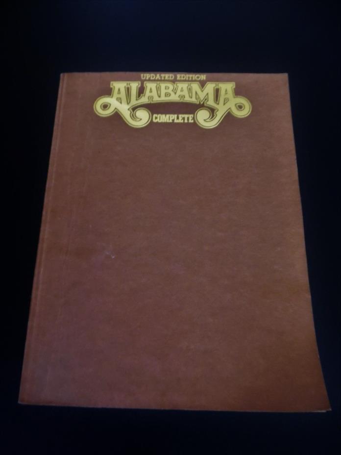 Updated Edition Alabama Complete Song Book