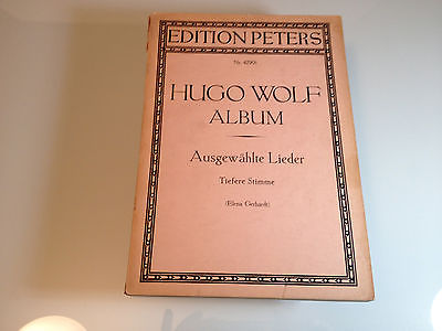 Hugo Wolf Album Ausgewahlte Lieder (Deep Voice) (Germany)