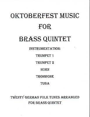 Oktoberfest Music Brass Quintet Sheet Music