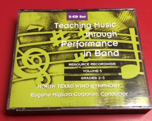 Teaching Music Through Performance in Band Vol. 5, Grades 2-3- 3-CD Set CD623