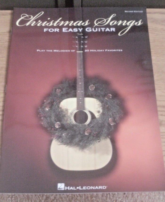 Christmas Songs for Easy Guitar 2nd Edition 20 Holiday Favorites by Hal Leonard