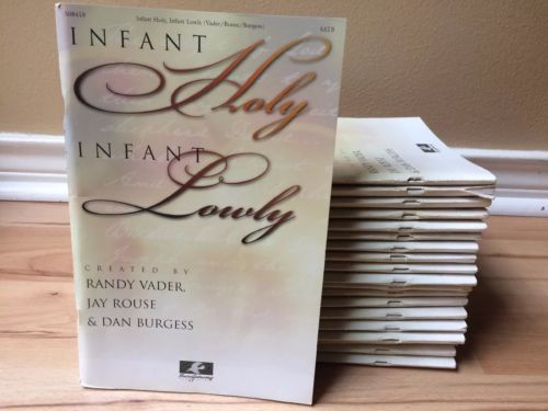 Infant Holy Infant Lowly Choral Music Book Musical Christmas Program Cantata Lot