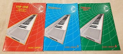 Lot 3 YAMAHA MUSIC LIBRARY Portable Keyboard Songbooks HAL LEONARD Christmas ++