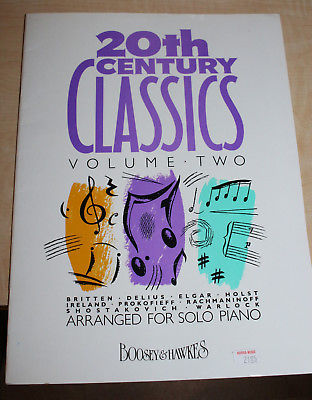 20th Century Classics Volume Two Boosey Hawkes Piano Sheet Music