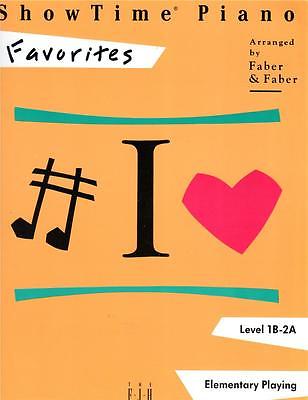 Showtime Piano Favorites Level 1B - 2A Faber & Faber FJH Music Co