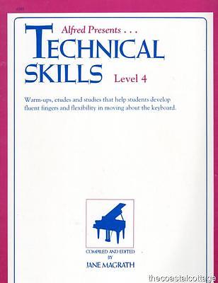 Alfred Technical Skills Level 4 Piano Edited By Jane Magrath