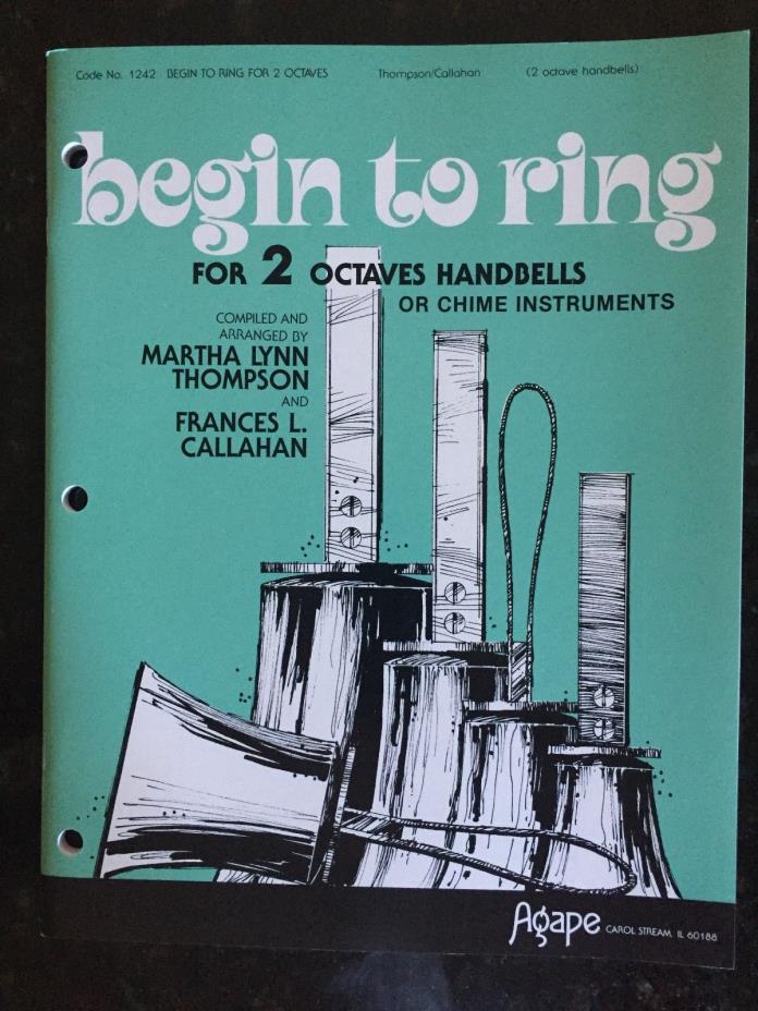 Handbells-Begin to Ring, 2 Bks., 2 Oct. and 3 Oct. Free Shipping