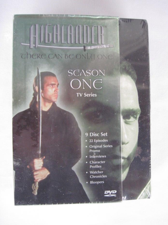 Highlander Series ~ DVD ~ Season One 9 Disc Box Set ~ *** SEALED ***
