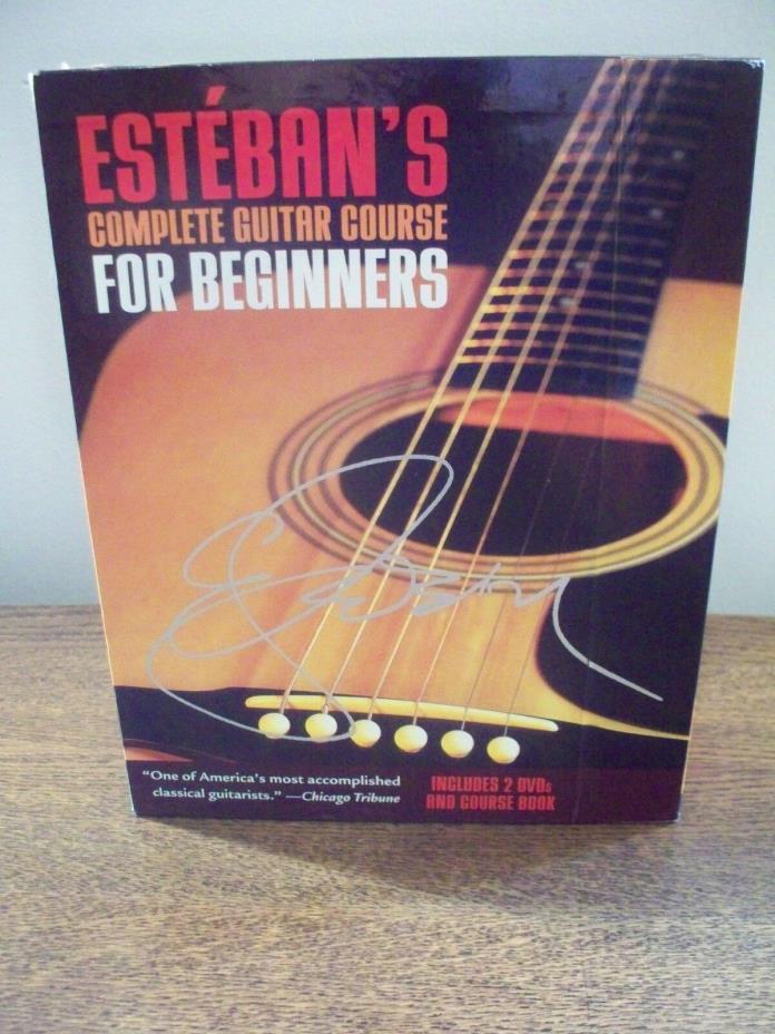 Estebans Complete guitar course for beginners includes 2 dvds of instruction