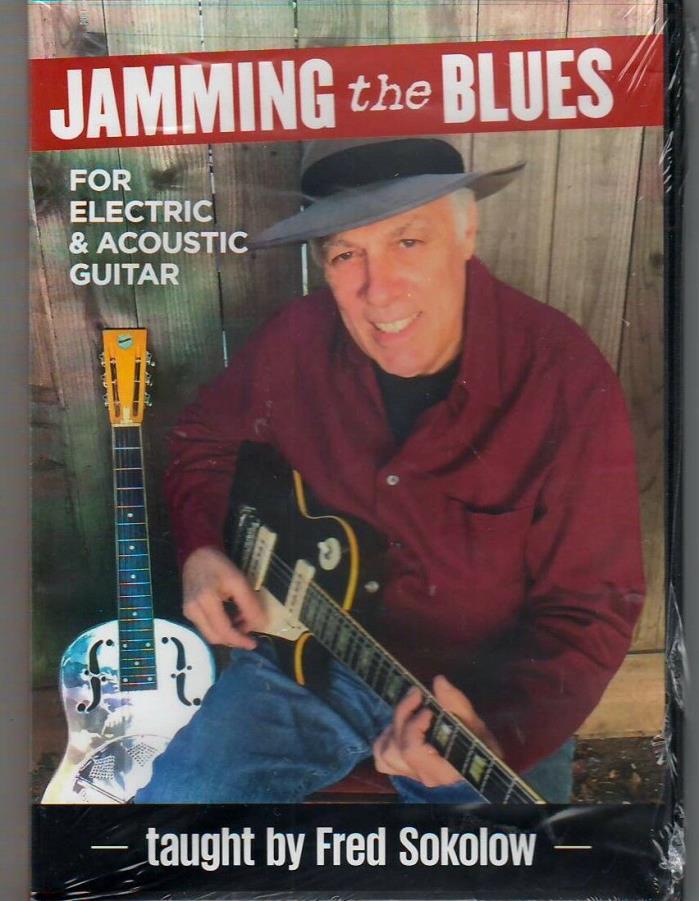 Jamming the Blues For Electric & Acoustic Guitar - Fred Sokolow - VESTAPOL - NEW
