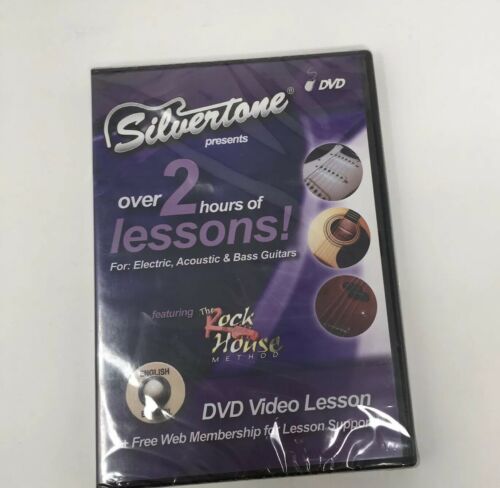 Silvertone DVD 2+ Hours of Lessons  Electric Acoustic Bass Guitar Watch N Play