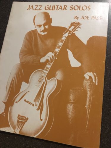 Jazz Guitar Solos By Joe Pass 1971 Rare Vtg Song Book Sheet Music