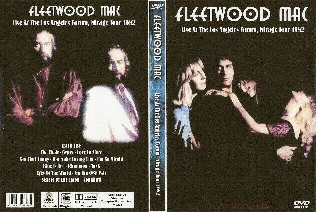fleetwood mac live mirage tour dvd 1982 jefferson airplane the who