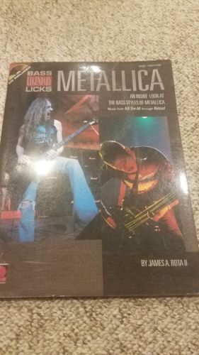 Metallica Bass Legendary Licks Rota CD intact sheet music