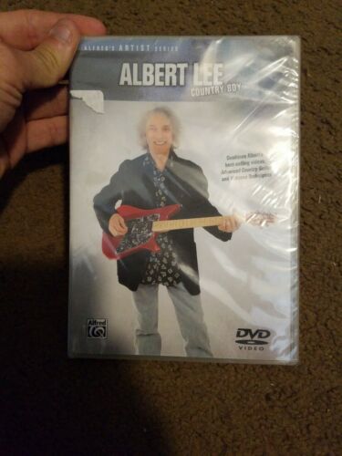 ALBERT LEE - COUNTRY BOY GUITAR LESSON sealed new DVD alfreds artist series LOOK