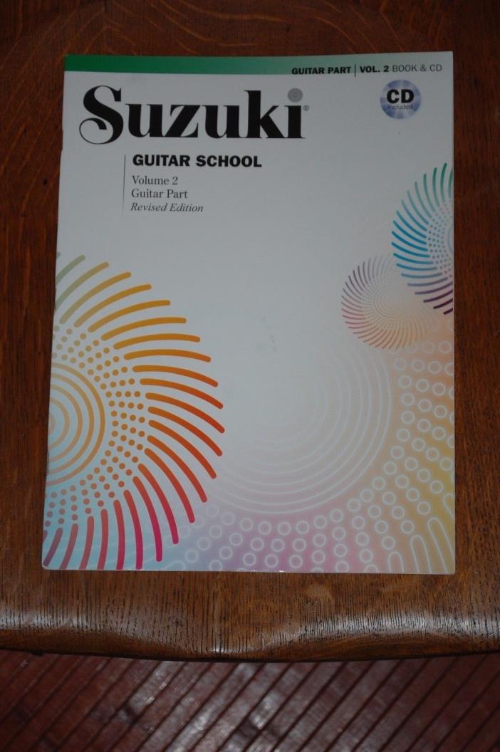 Suzuki Guitar School Guitar Part, Volume 2 Book & CD Revised