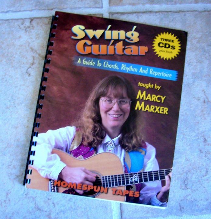Swing Guitar by Marcy Marxer - spiral bound book and 3 CDs - Homespun