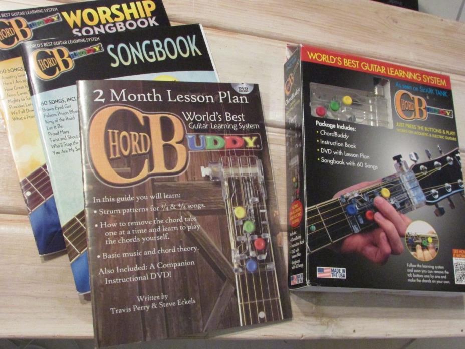 Chord Buddy Guitar Learning System plus Worship Song book
