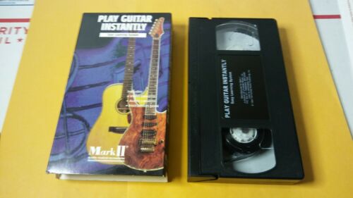 EXCELLENT EASY LEARNING SYSTEM PLAY GUITAR INSTANTLY MARK II VHS MADE IN USA.