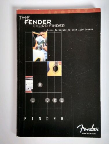 The Fender Chord Finder Paper Back Book Free Shipping