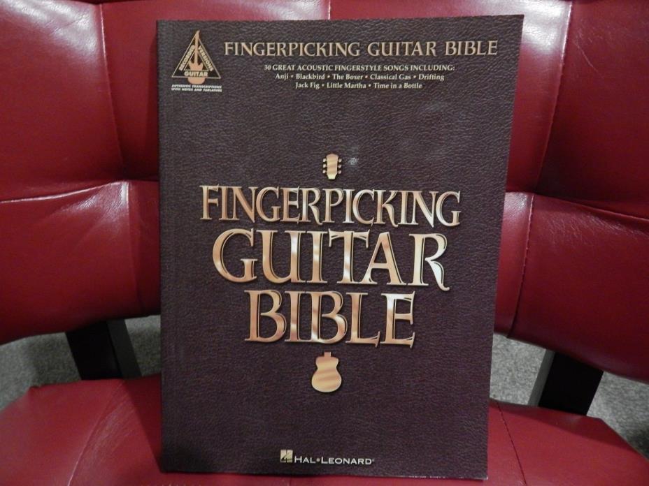 FingerPicking Guitar Bible by Hal Leonard Book. New