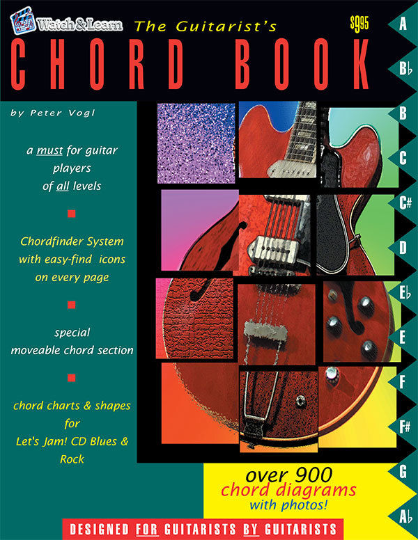 Watch & Learn The guitarists Chord book by Peter vogl Book New