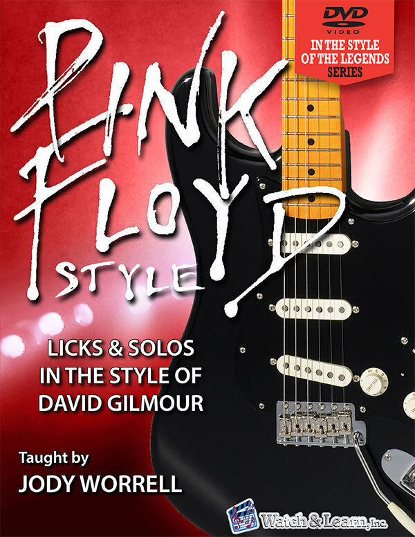 Watch & Learn Pink Floyd style by Jody Worrell DVD and Book New