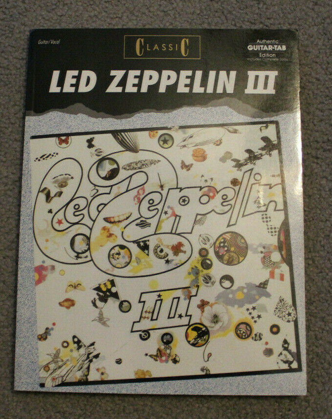 Led Zeppelin III Guitar/Vocal Tab Book