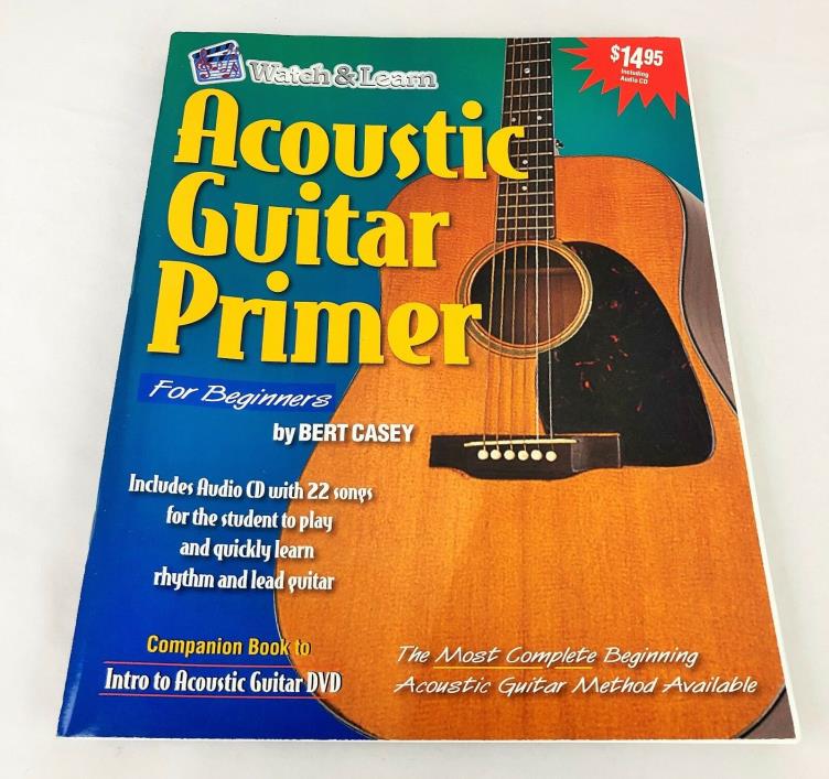 Watch & Learn Acoustic Guitar Primer Book NEW