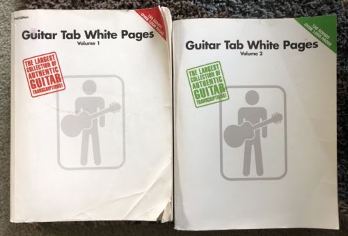 Guitar Tab White Pages Vol. 1 And 2