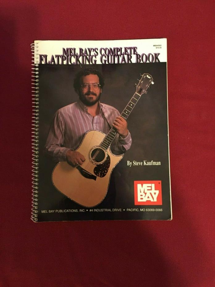 Complete Flatpicking Guitar Book-Mel Bay-Steve Kaufman TAB Bluegrass spiralbound