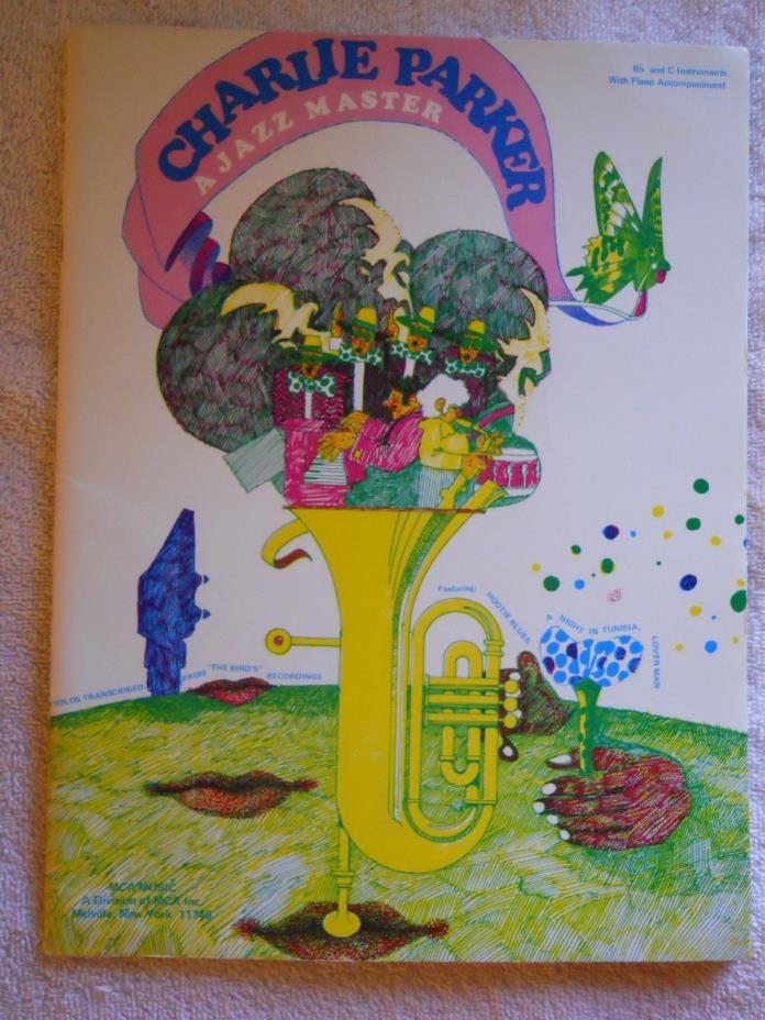 CHARLIE PARKER Jazz Master Sheet Music Book Bb & C Instruments w/Piano MCA 1961