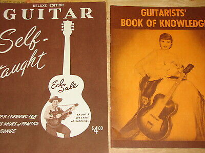 Deluxe Edition Guitar Self taught Ed Sale Guitarists Book of Knowledge 2 Books