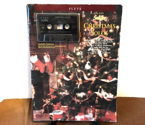 Vintage Christmas Solos With Cassette By How Leonard For Flute New In Package