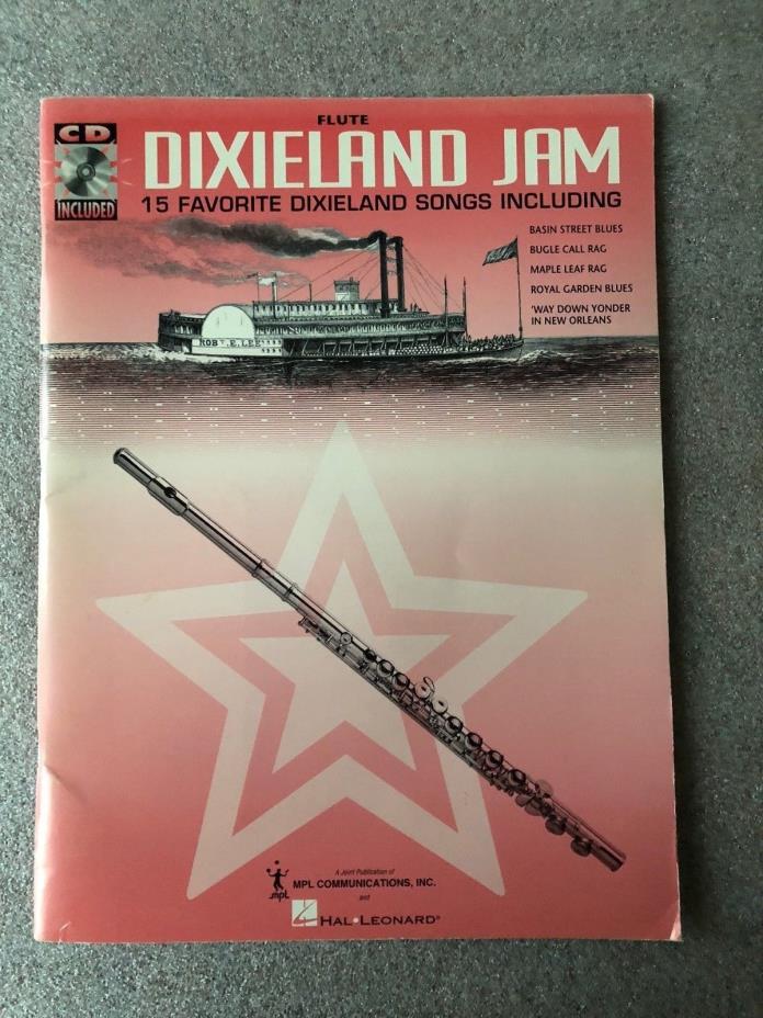 Dixieland Jam for Flute Music Song book with CD-play along with background Music