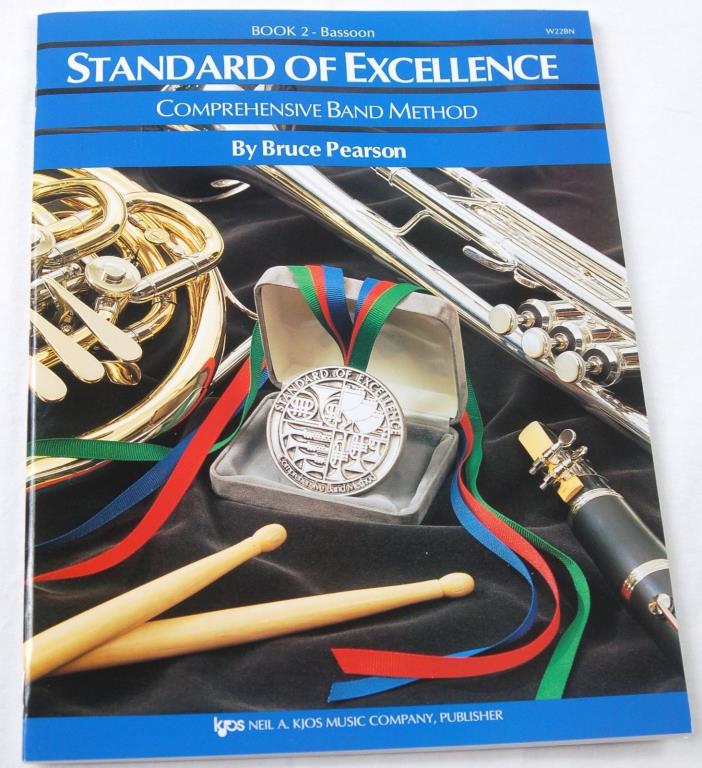 Standard Of Excellence Bassoon Book #2 Instruction Teaching Manual Book   #R8