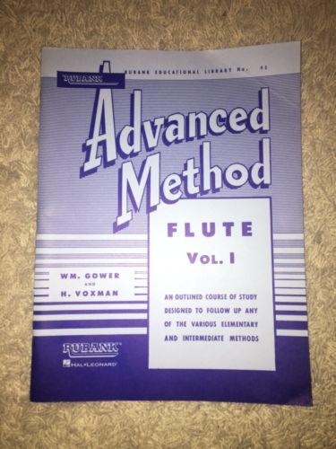 Rubank Advanced Method for Flute Vol 1 Music Book